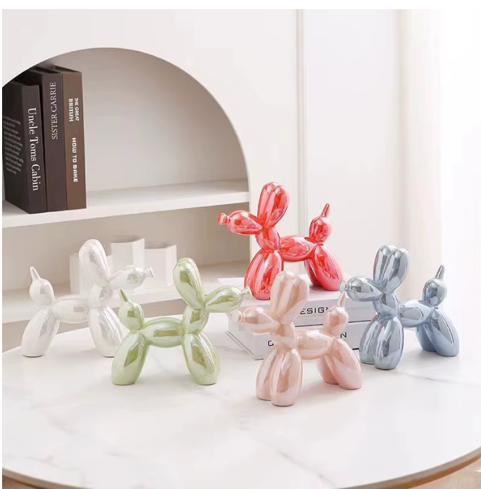 Glossy Balloon Dog Home Decor
