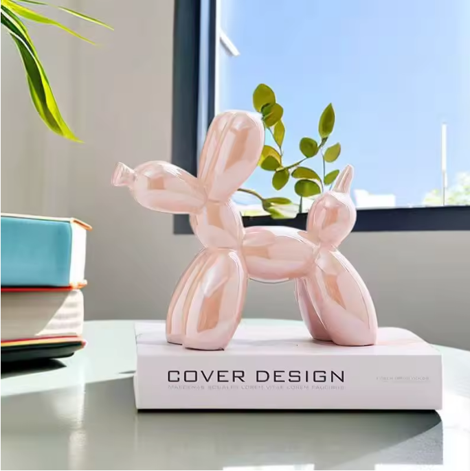 Glossy Balloon Dog Home Decor