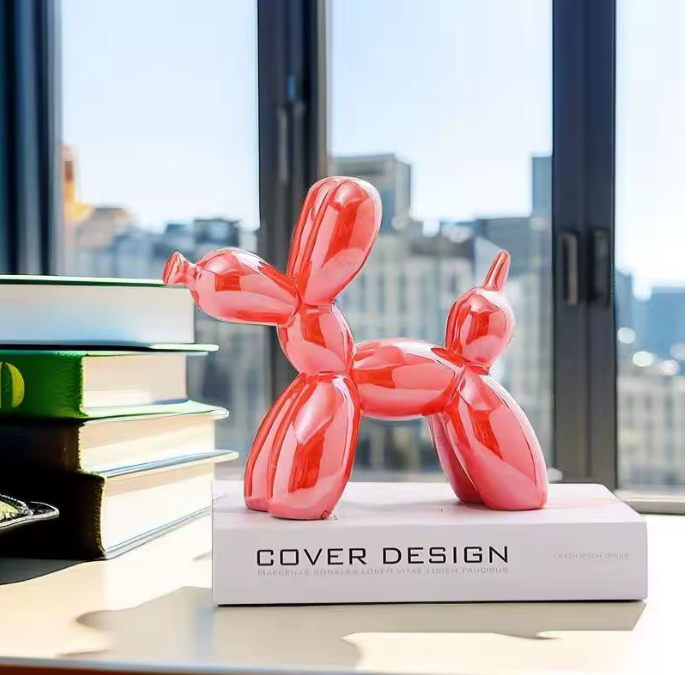 Glossy Balloon Dog Home Decor